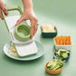 5in1 Vegetable Cutter | Multifunctional Stainless Steel Vegetable Cutter & Slicer | Kitchen Tool